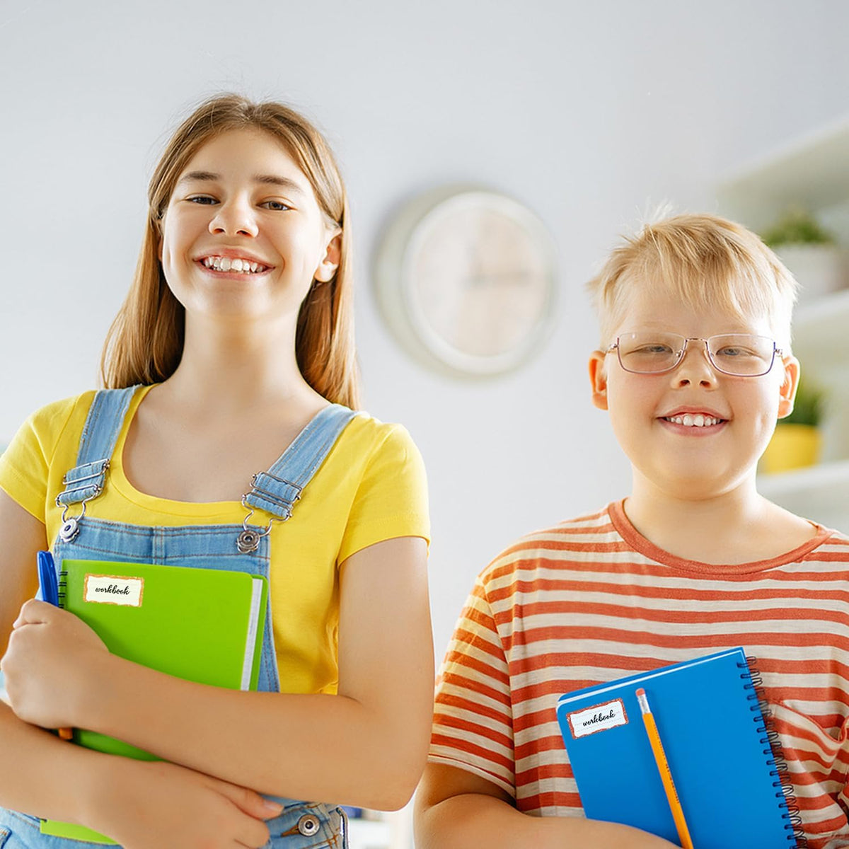 80PCS Etiquettes Autocollantes De Couleur Inscriptibles, Étiquettes Autocollantes À Inscrire, Étiquettes Adhésives Pour Note Écriture Scolaire École Cahier Livre Boîte Étudiant Bureau
