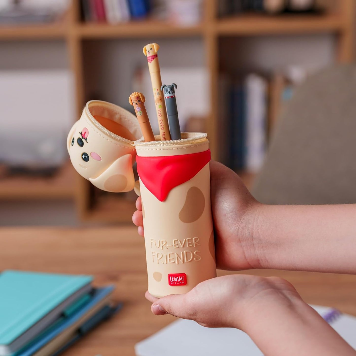 - Kawaii Étui École 2 En 1 En Silicone Souple, Golden, Porte-Stylos De Table, Fermeture À Glissière, Stylos Crayons Feutres | Porte-Stylos De Table, Fermeture À Glissière, Stylos Crayons Feutres