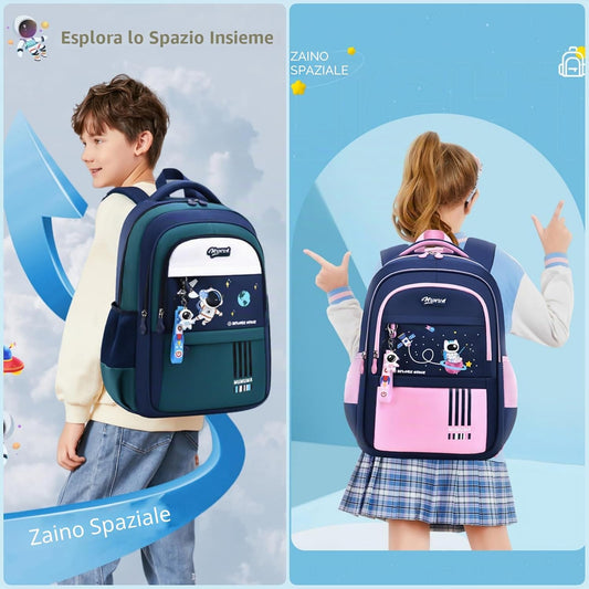 Zaini Spaziali per Ragazzi E Ragazze Con Ciondolo Astronauta, M