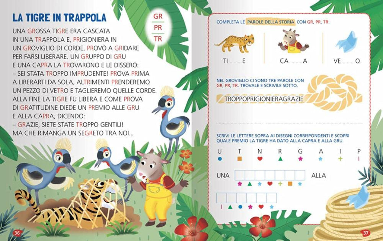 Prime Storie per Imparare a Leggere E a Scrivere. in Stampatello Maiuscolo. Leggo E Scrivo Io. Ediz. a Colori