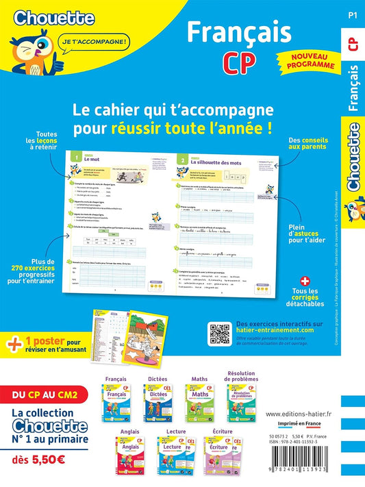 Français CP - Cahier De Soutien Nouveau Programme: Leçons Et Exercices Corrigés