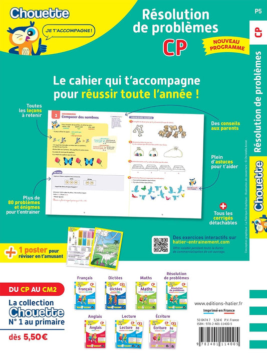 Résolution De Problèmes CP - Cahier De Soutien Nouveau Programme: Leçons Et Exercices Corrigés