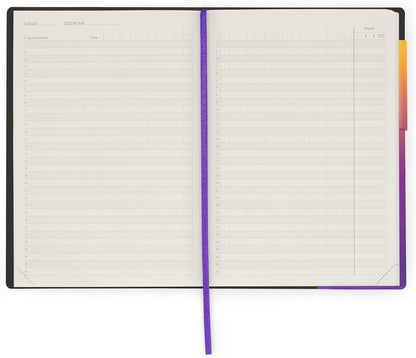- Agenda Del Docente Large, Sunset Vibes, Agenda Settimanale, 13 Mesi, Da Agosto 2026 Ad Agosto 2027, Pianificazione Didattica, Registro Classe, Orario, Calendario Scolastico, 17 X 24 Cm
