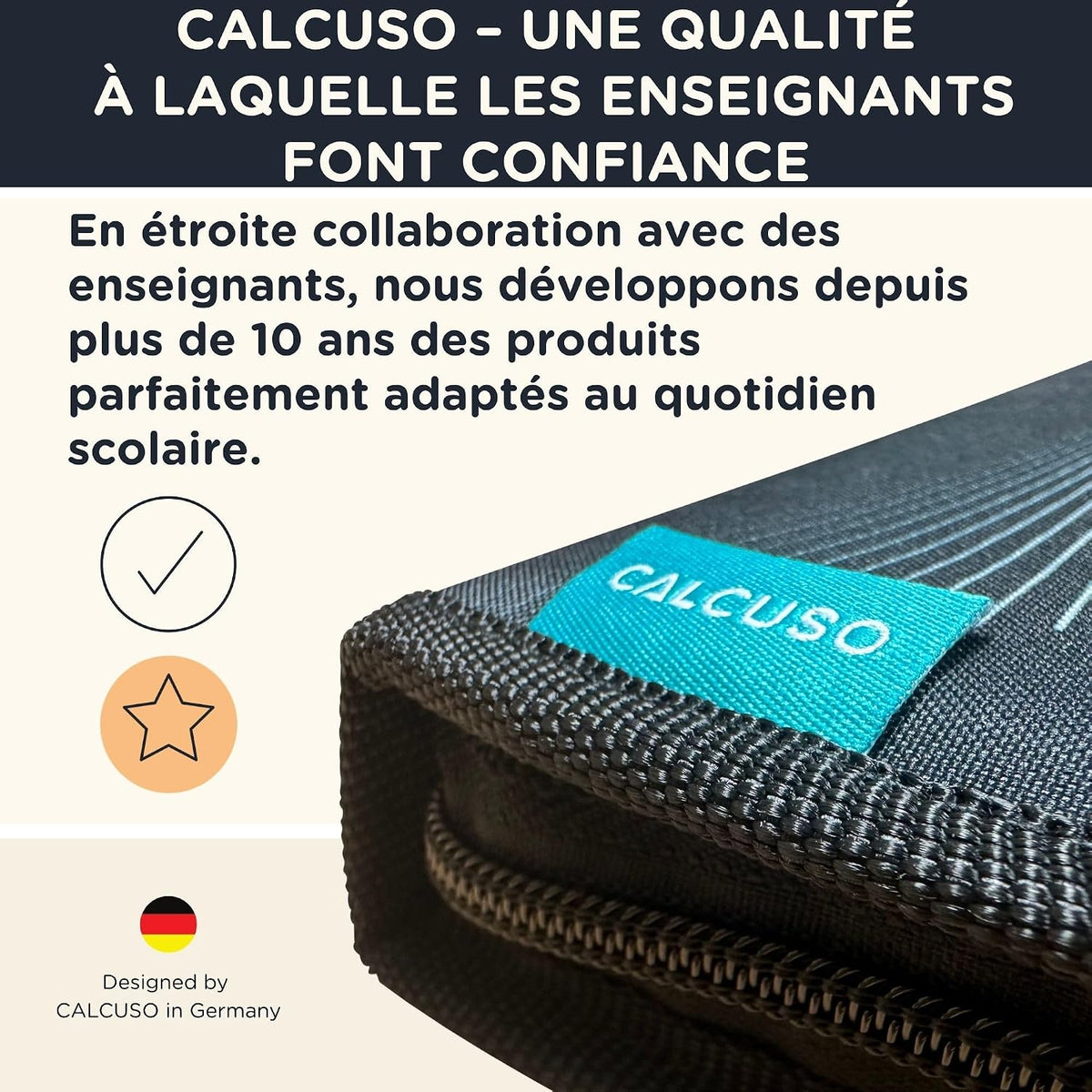 Set De Géométrie PRO En Trousse Turquoise Avec Compas, Règle, Rapporteur Et Équerre – Pour École, College, Bureau Et Université