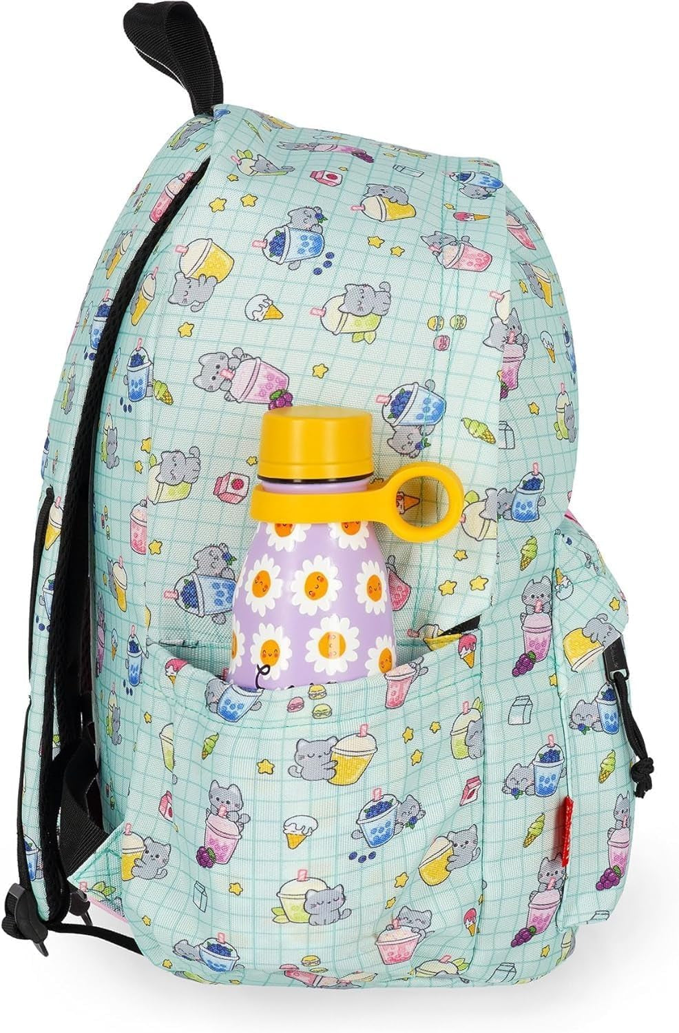 - Zaino per Scuola My Backpack Con Astuccio My Pencil Case, Tema KITTY, Cartella Scuola Foderata, Regolabile, Chiusura a Zip, Scomparto Interno per Laptop E Tablet, Tasca Laterale