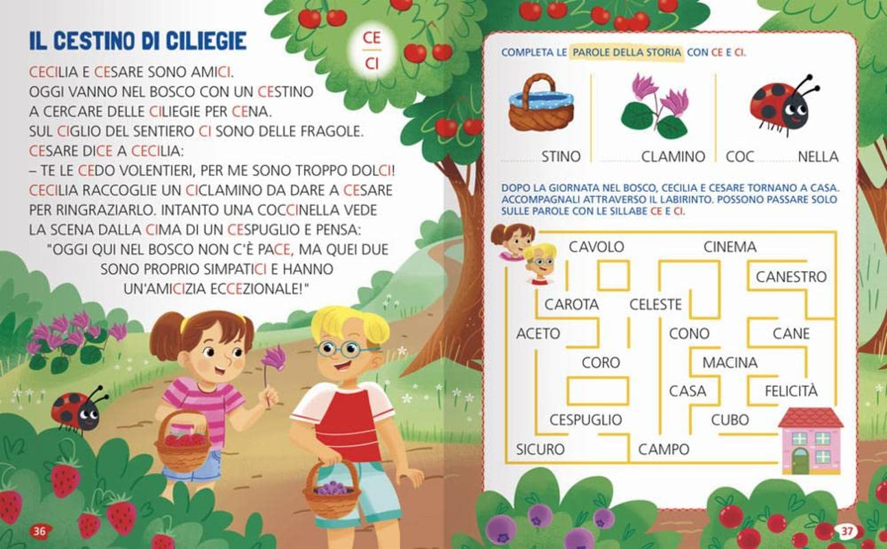 Dalle Sillabe Alle Parole, Dalle Parole Ai Racconti in Stampatello Maiuscolo. Leggo E Scrivo Io. Ediz. a Colori