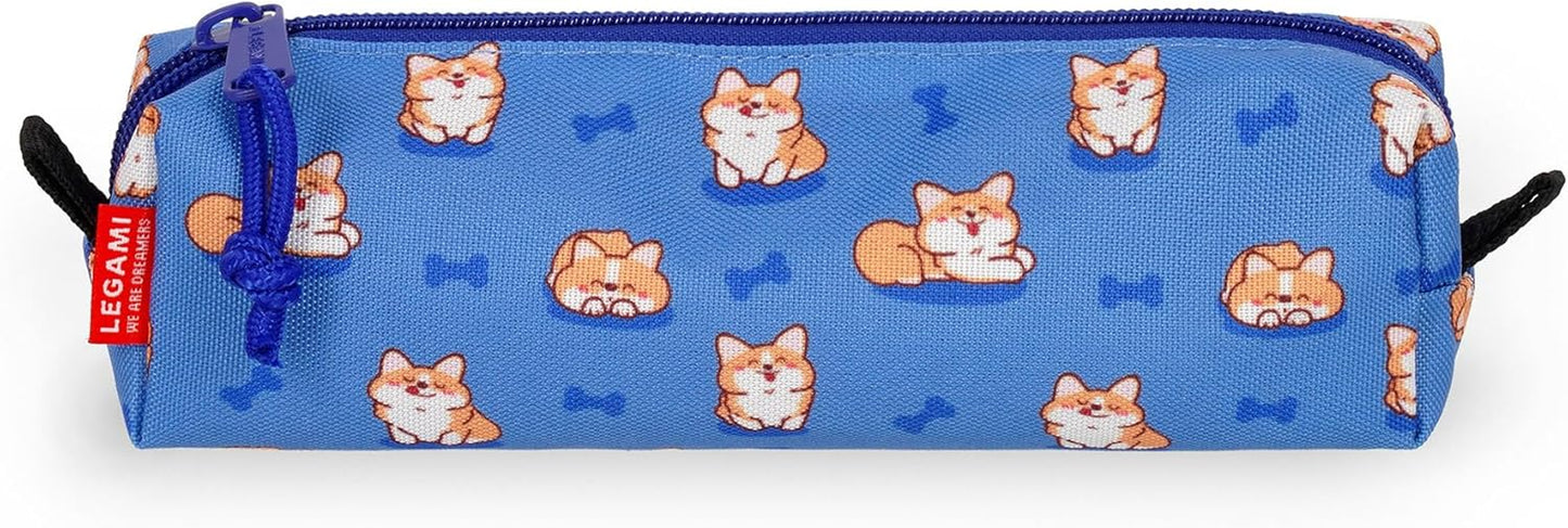 - Astuccio My Pencil Case, Chiusura a Zip, in Plastica Riciclata, Resistente, Capiente, Pratico, Astuccio per Scuola, per Ufficio, 22 X 6 Cm