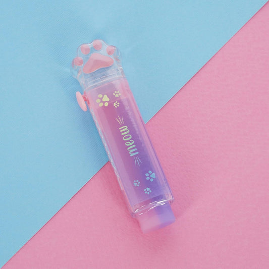 - Caoutchouc Rétractable - Meow, Papeterie Pour Effacer Crayons Et Crayons, Gomme En Forme De Patte De Chat, Idéal Pour L'École De Bureau, Idée Cadeau Mignonne, 2,5 X 9,2 X 1,5 Cm, Thème Kitty