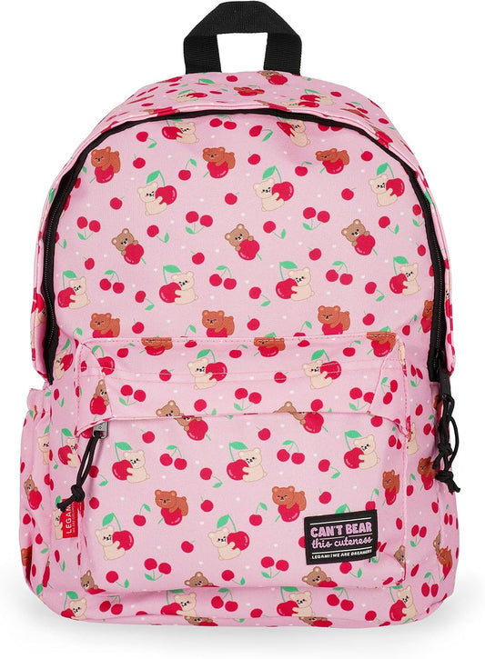 - Zaino per Scuola My Backpack, Cartella Scuola, Anche per Viaggio | Foderata, Regolabile, Chiusura a Zip, Scomparto Interno per Laptop E Tablet, Tasca Laterale, 30 X 40 X 18 Cm