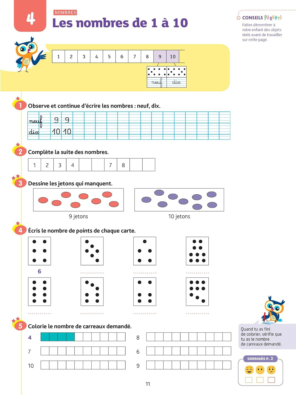Maths CP - Cahier De Soutien Nouveau Programme: Leçons Et Exercices Corrigés