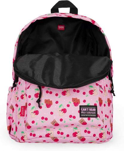 - Zaino per Scuola My Backpack, Cartella Scuola, Anche per Viaggio | Foderata, Regolabile, Chiusura a Zip, Scomparto Interno per Laptop E Tablet, Tasca Laterale, 30 X 40 X 18 Cm