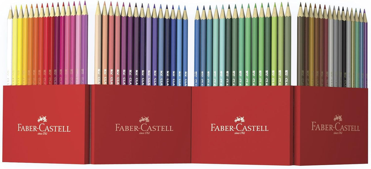 FABER-CASTELL - Coffret De Crayons De Couleur Castle, 60 Crayons