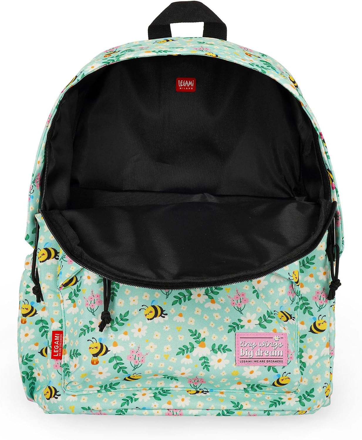 - Zaino per Scuola My Backpack, Cartella Scuola, Anche per Viaggio | Foderata, Regolabile, Chiusura a Zip, Scomparto Interno per Laptop E Tablet, Tasca Laterale, 30 X 40 X 18 Cm