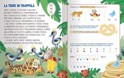 Prime Storie per Imparare a Leggere E a Scrivere. in Stampatello Maiuscolo. Leggo E Scrivo Io. Ediz. a Colori