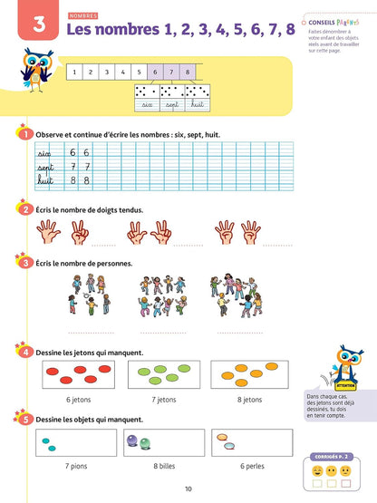 Maths CP - Cahier De Soutien Nouveau Programme: Leçons Et Exercices Corrigés