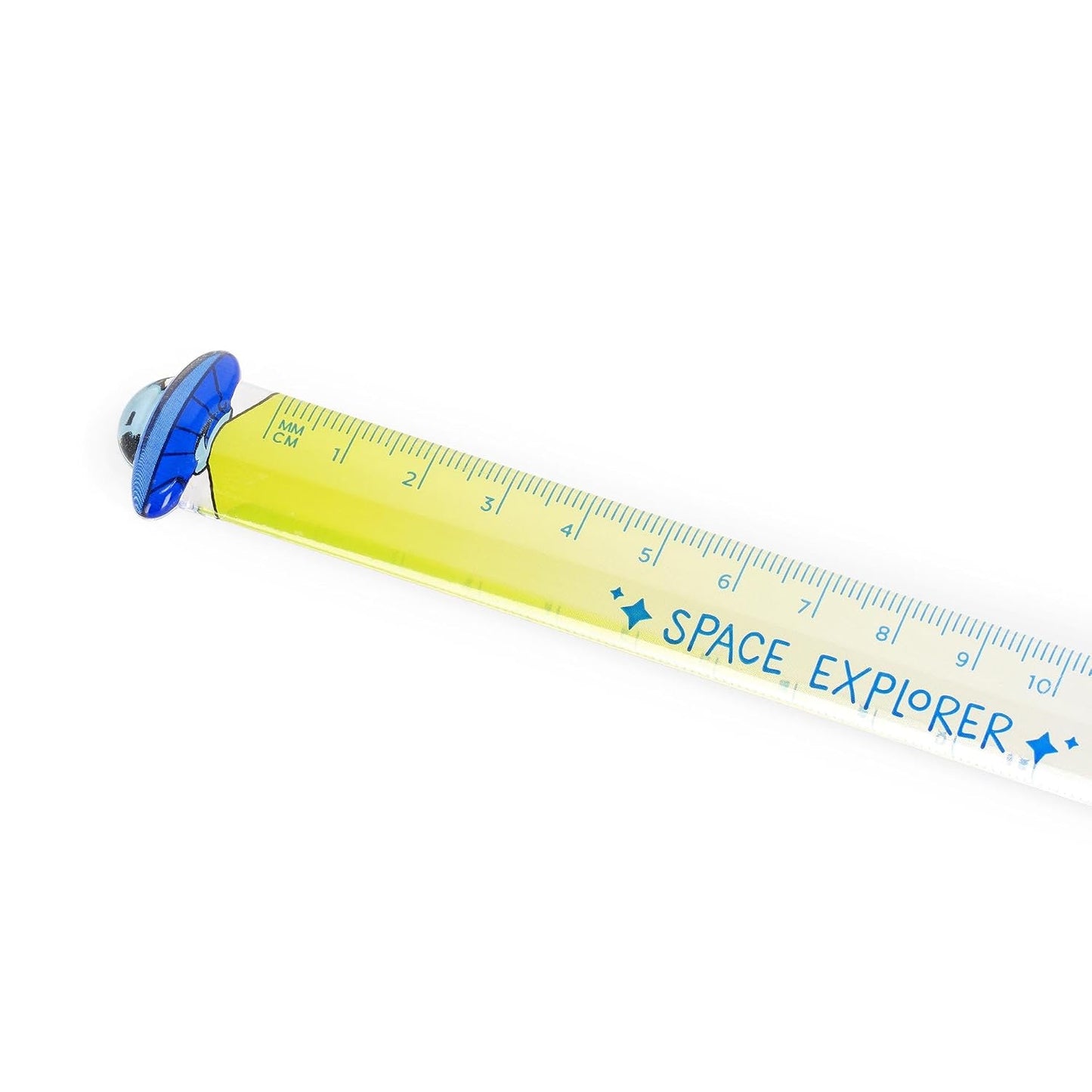 - Righello - Space Explorer, Misura Fino a 15 Cm, per Scuola, Ufficio, Casa, Decorazioni in Rilievo, Tema Space