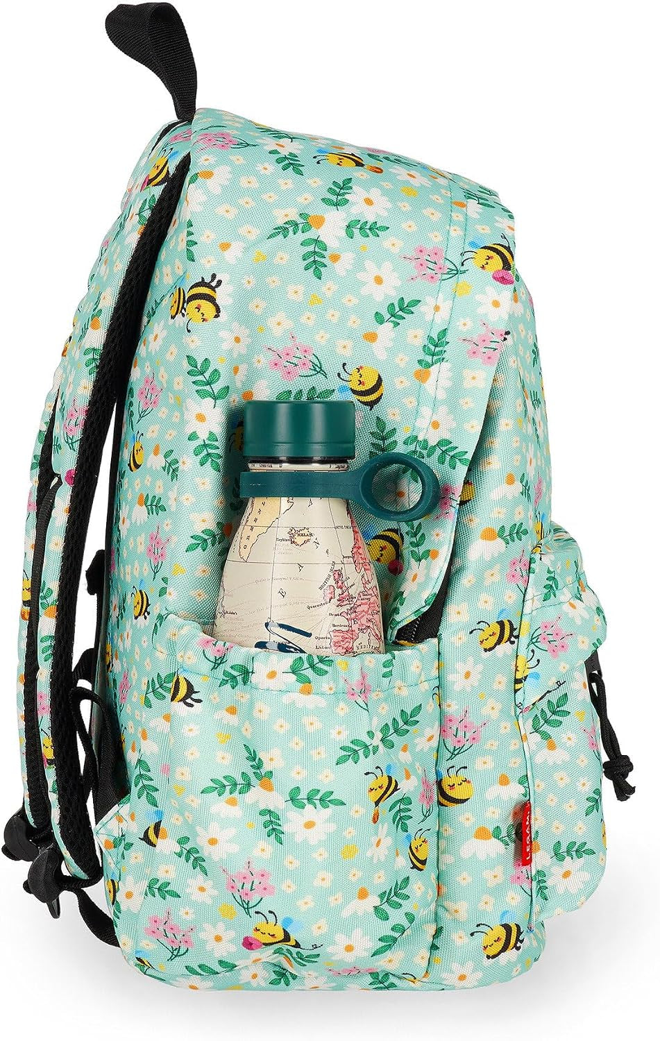 - Zaino per Scuola My Backpack, Cartella Scuola, Anche per Viaggio | Foderata, Regolabile, Chiusura a Zip, Scomparto Interno per Laptop E Tablet, Tasca Laterale, 30 X 40 X 18 Cm