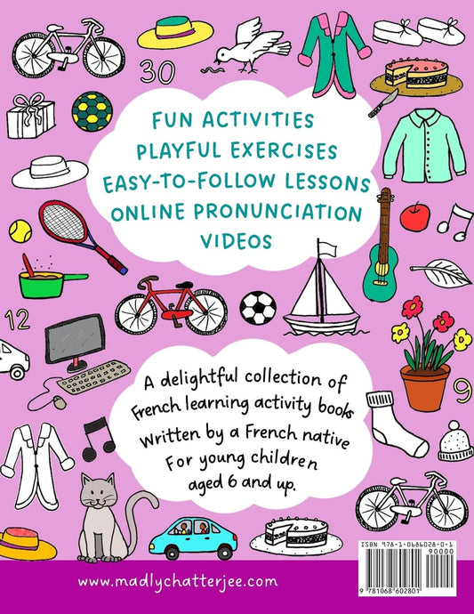 Easy French for Children 2: Activity Book for Beginners with Online Videos - Ages 6+