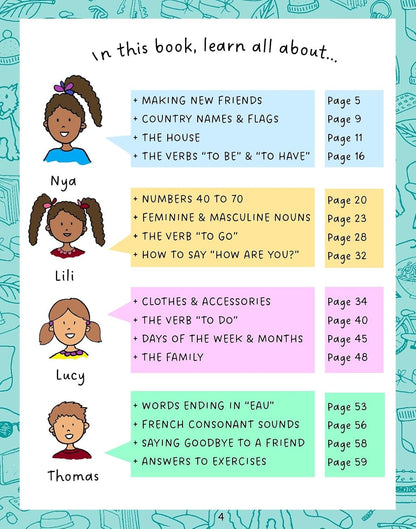 Easy French for Children 2: Activity Book for Beginners with Online Videos - Ages 6+