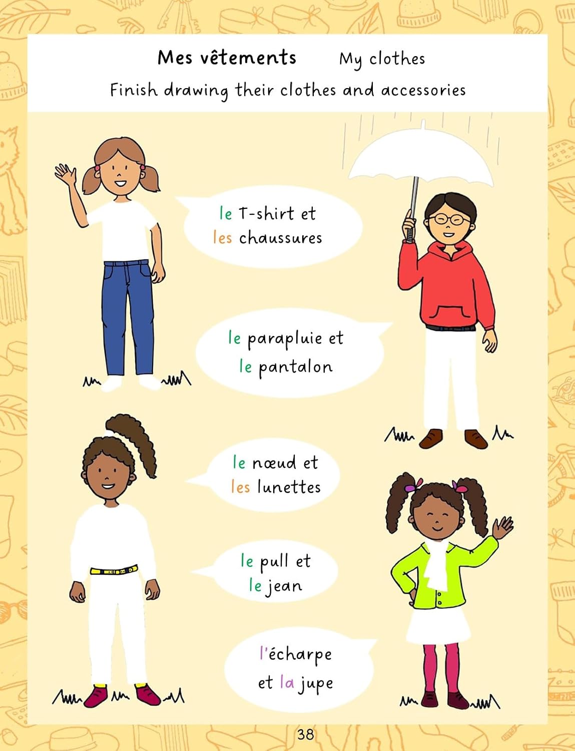 Easy French for Children 2: Activity Book for Beginners with Online Videos - Ages 6+