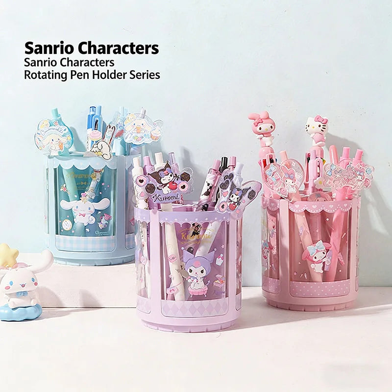 Cute Cartoon Style Desktop Storage Pen Holder 3 Layer Drawer Organizer Box Kawaii Mini Desk Organizer with Drawers Perfect
