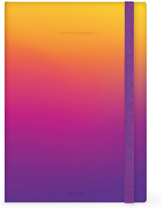 - Agenda Del Docente Large, Sunset Vibes, Agenda Settimanale, 13 Mesi, Da Agosto 2026 Ad Agosto 2027, Pianificazione Didattica, Registro Classe, Orario, Calendario Scolastico, 17 X 24 Cm
