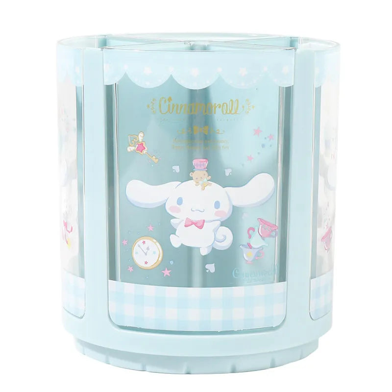 Cute Cartoon Style Desktop Storage Pen Holder 3 Layer Drawer Organizer Box Kawaii Mini Desk Organizer with Drawers Perfect