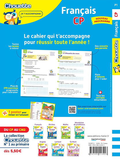 Français CP - Cahier De Soutien Nouveau Programme: Leçons Et Exercices Corrigés