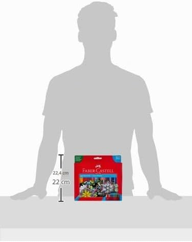 FABER-CASTELL - Coffret De Crayons De Couleur Castle, 60 Crayons