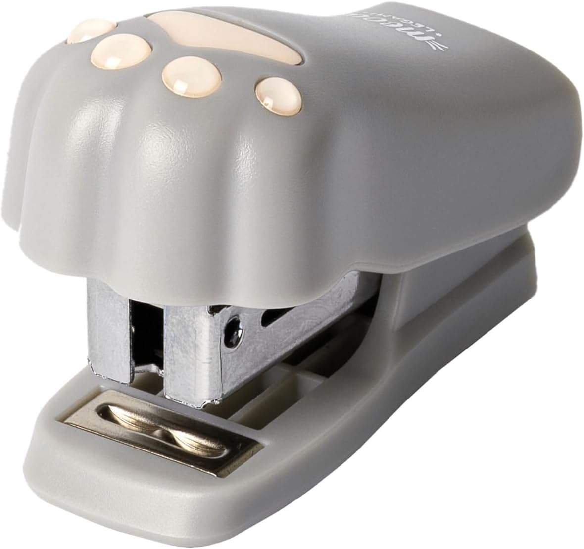 Legami Meow Mini Stapler – Kitty Design, Built-In Staple Remover, 1000 Staples Included, 3.3x4.5cm Plastic