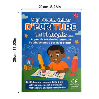 French Letter Tracing Practice Book 
