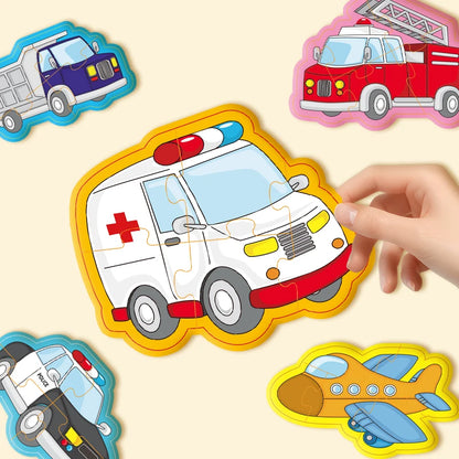 Double-Sided Creative Coloring Jigsaw Puzzle for Children - Engaging Front and Back Design, Ideal Gift for Kids