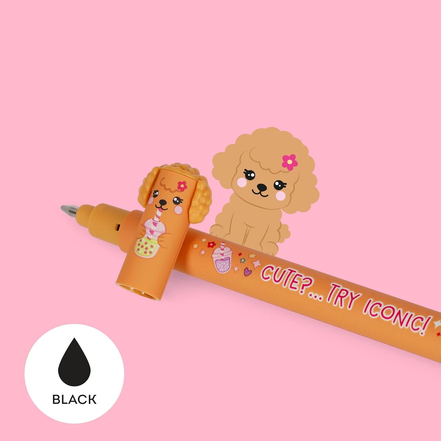 - Lot De 3 Stylos Gel Effaçables Fur-Ever Friends | Stylos Avec Encre Effaçable Thermosensible, Noir, Bleu, Rouge, Efface Sans Consommer La Feuille, Pointe 0,7 Mm