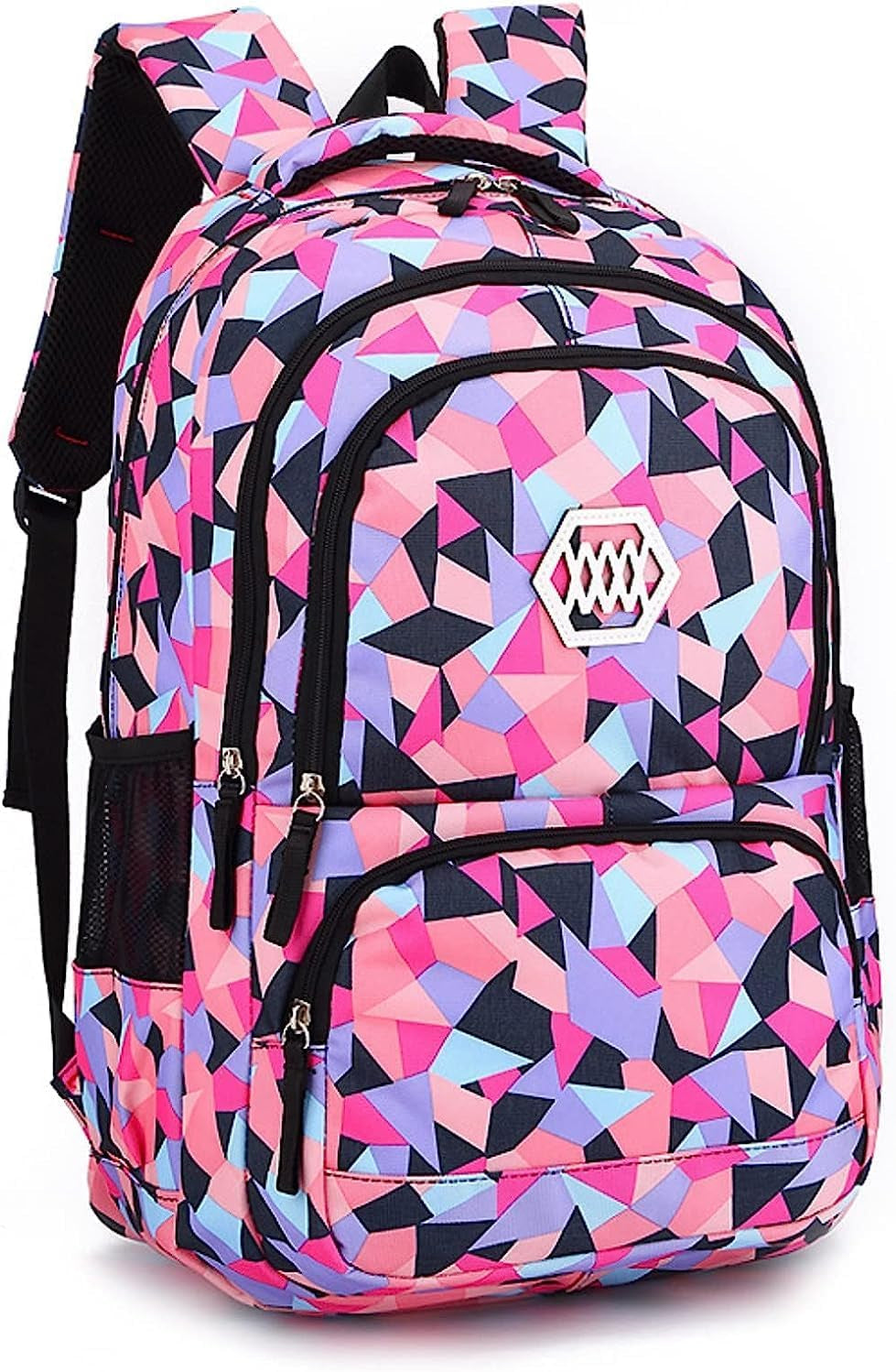 Sac À Dos Scolaire Set Fille 3 En 1 Cartable En Imperméable Avec Sac À Crayons Pour Enfant Adolescent Idéal Pour L'École/Les Loisirs/Le Voyage/La Randonnée