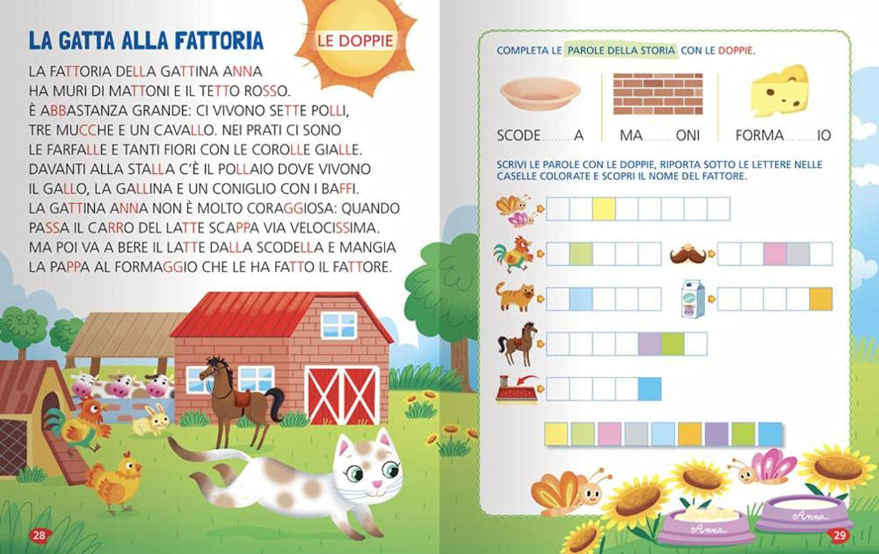 Prime Storie per Imparare a Leggere E a Scrivere. in Stampatello Maiuscolo. Leggo E Scrivo Io. Ediz. a Colori