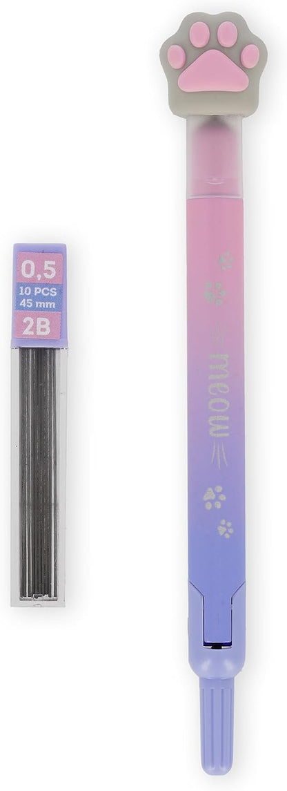- Compasso Compatto Con Mina Automatica, Tema Kitty | 10 Mine 0,5 Mm Con 2B Incluse, Max Diametro 30 Cm, Struttura Resistente in Metallo, 1.6 X 13 X 1.7 Cm