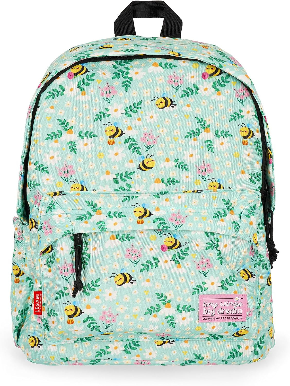 - Zaino per Scuola My Backpack, Cartella Scuola, Anche per Viaggio | Foderata, Regolabile, Chiusura a Zip, Scomparto Interno per Laptop E Tablet, Tasca Laterale, 30 X 40 X 18 Cm