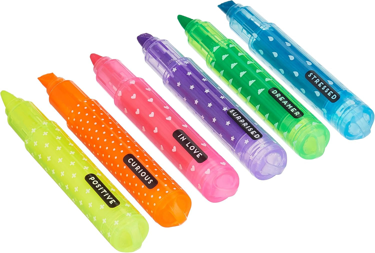 - Set Di 6 Mini Evidenziatori Teddy'S Mood, 6 Pezzi (1 Confezione)