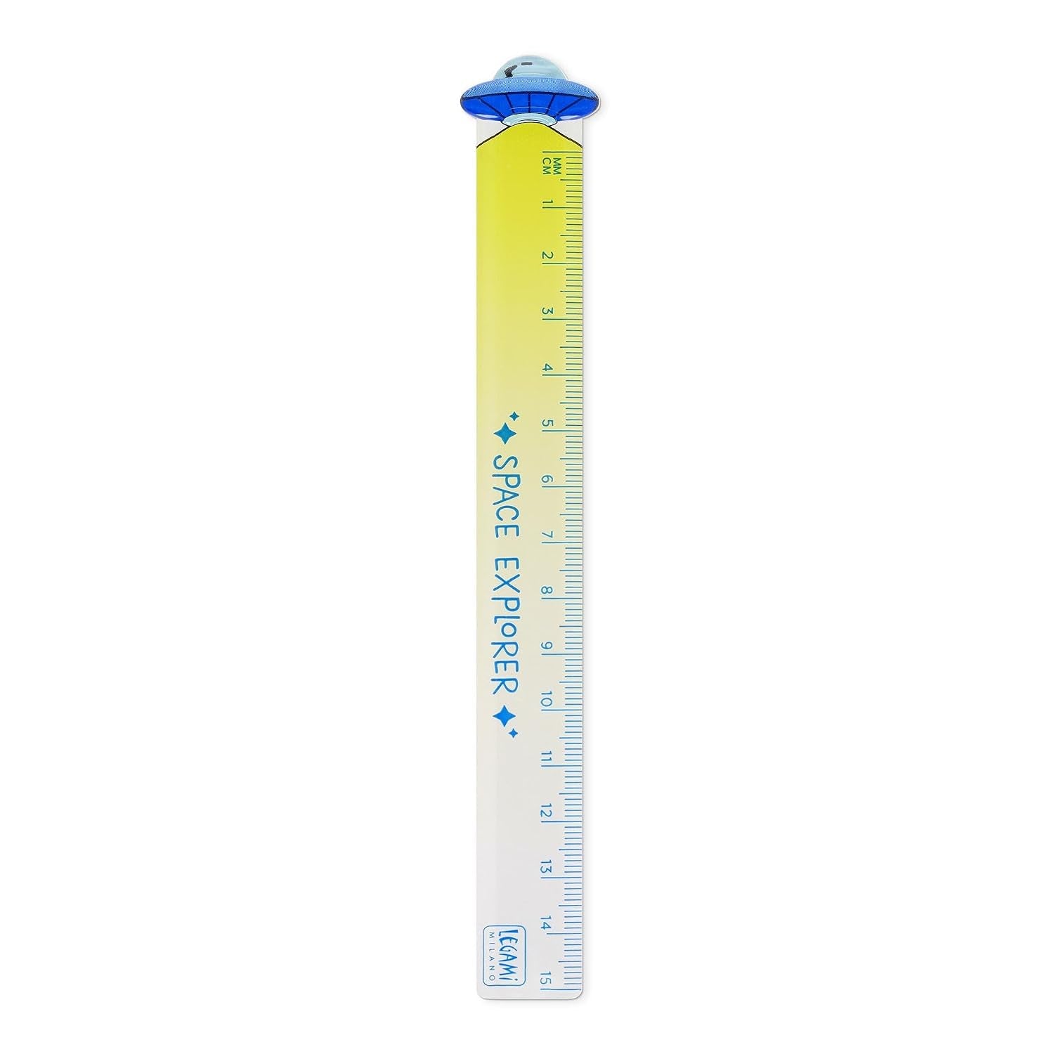 - Righello - Space Explorer, Misura Fino a 15 Cm, per Scuola, Ufficio, Casa, Decorazioni in Rilievo, Tema Space