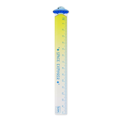- Righello - Space Explorer, Misura Fino a 15 Cm, per Scuola, Ufficio, Casa, Decorazioni in Rilievo, Tema Space