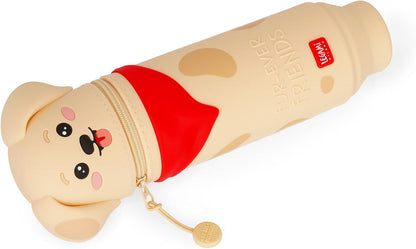 - Kawaii Étui École 2 En 1 En Silicone Souple, Golden, Porte-Stylos De Table, Fermeture À Glissière, Stylos Crayons Feutres | Porte-Stylos De Table, Fermeture À Glissière, Stylos Crayons Feutres