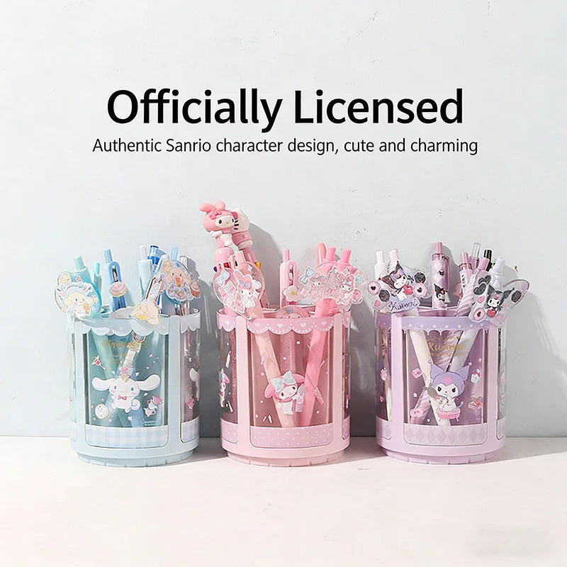 Cute Cartoon Style Desktop Storage Pen Holder 3 Layer Drawer Organizer Box Kawaii Mini Desk Organizer with Drawers Perfect