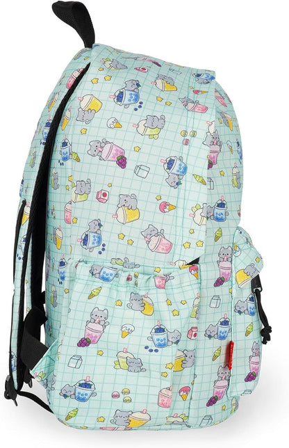 - Zaino per Scuola My Backpack Con Astuccio My Pencil Case, Tema KITTY, Cartella Scuola Foderata, Regolabile, Chiusura a Zip, Scomparto Interno per Laptop E Tablet, Tasca Laterale
